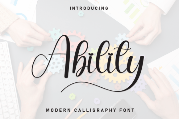 Ability: A Stylish Script Font for Web Design