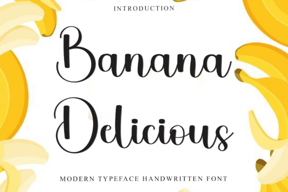 Banana Delicious Font for Business