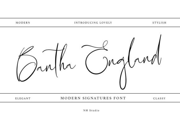 Bantha England Font Review