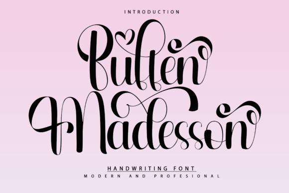 Buffen Madesson: A Luxurious Script Font