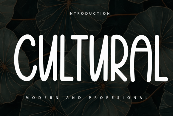 Cultural: A Stylish Handwritten Font