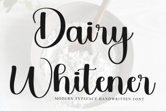 Dairy Whitener: A Festive Font for Elegant Design