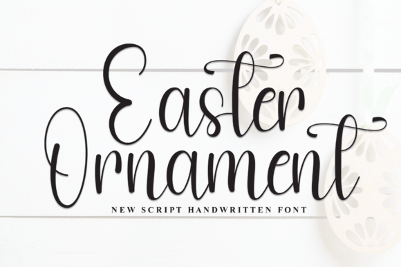 Easter Ornament Font