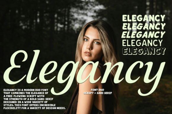 Elegancy: A Stylish Typeface for Editorial Design