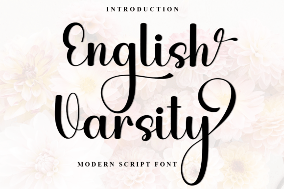English Varsity: A Stylish Font for Creative Projects