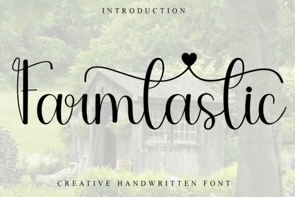 Farmtastic Font: Festive Script for Makers