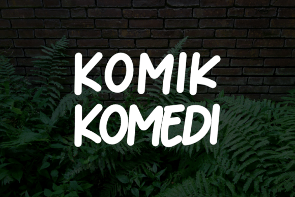 Komik Komedi: A Font for Creative Web Design