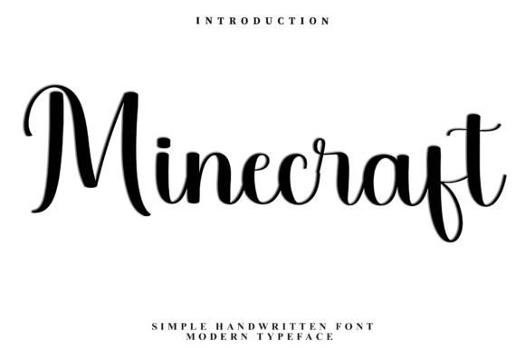Minecraft: A Festive Font for Creative Design