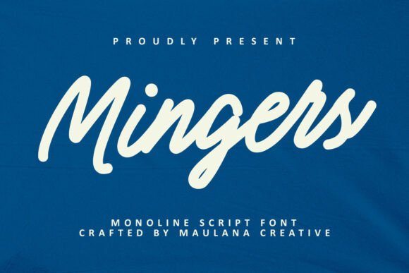 Mingers: A Retro Script Font for Web Design