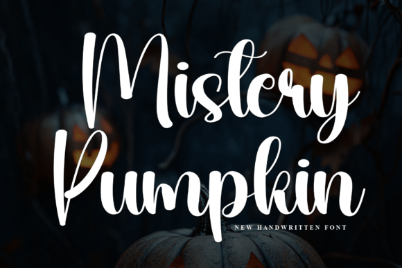 Mistery Pumpkin: A Script Font for Creative Projects
