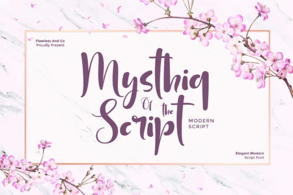 Mysthiq: A Stylish Script Font for Creative Projects