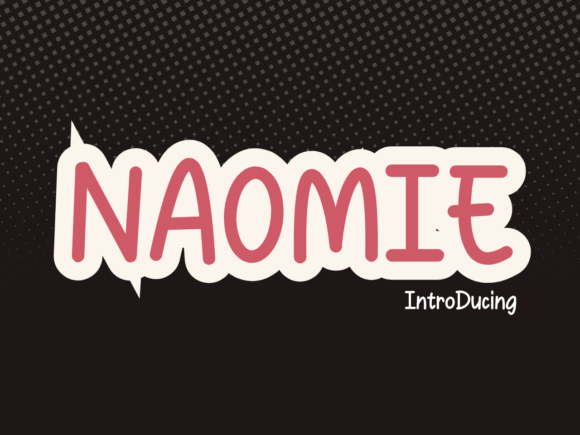 Naomie: A Warm, Playful Font for Campaigns