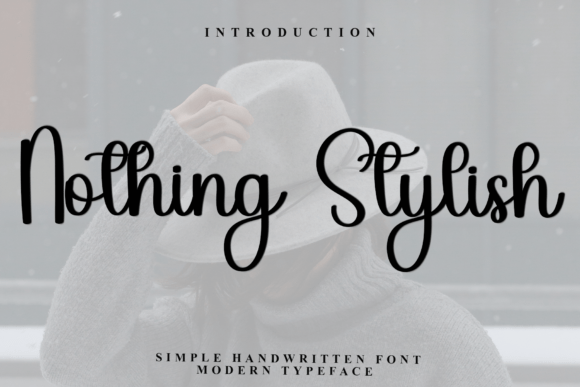Nothing Stylish Font for Creative Projects