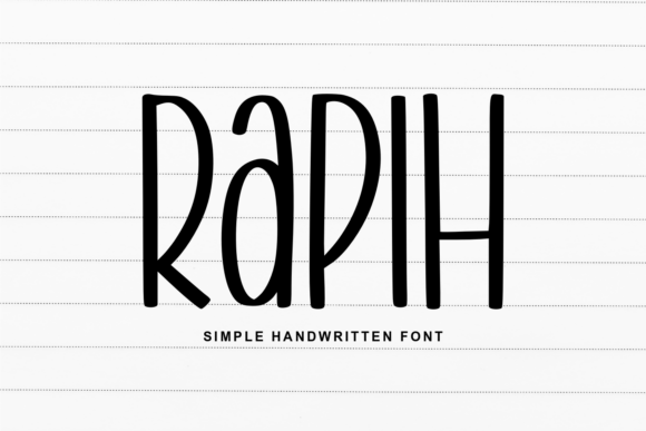 Rapih: A Handwritten Font for Editorial Flow