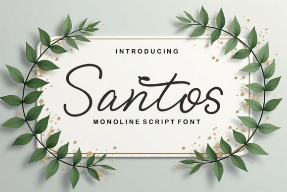 Santos Font: A Sweet Touch for Branding
