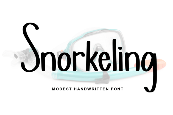 Snorkeling Font: Elegant Script for Editorial Design