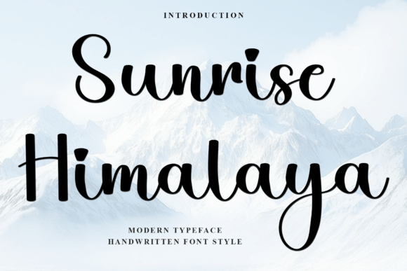 Sunrise Himalaya Font Review