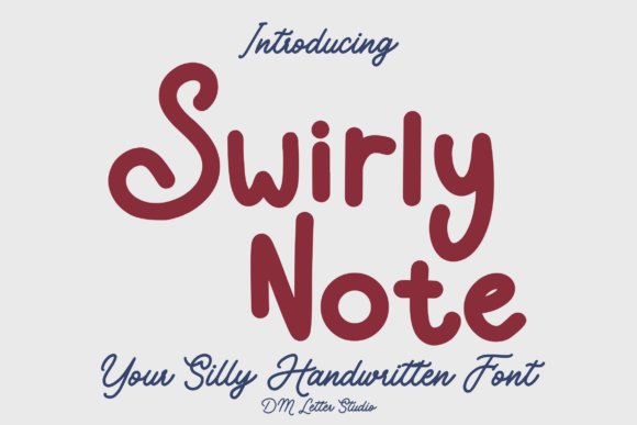 Swirly Note: A Font for Elegant Branding