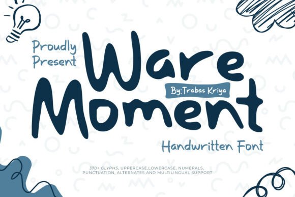 Ware Moment Font for Editorial Design